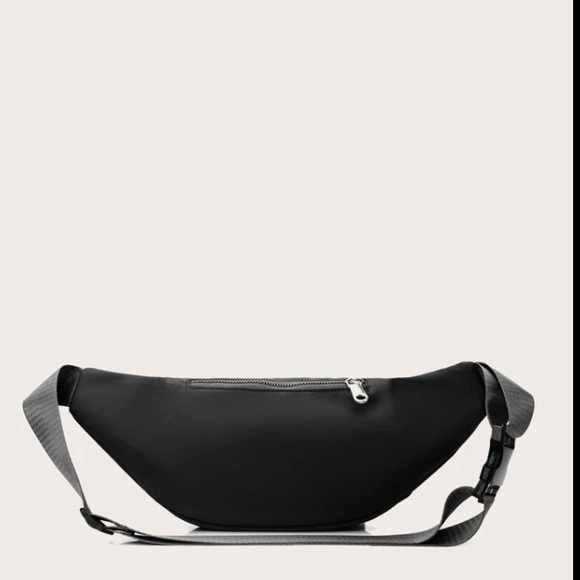 💙Women’s Black Fashionable Multiple Compartments Adjustable Strap Fanny Pack - Picture 5 of 6